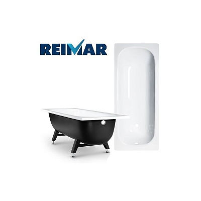 Ванна стальная REIMAR 140*70*40 (ОАО ВИЗ) с полимерным покрытием